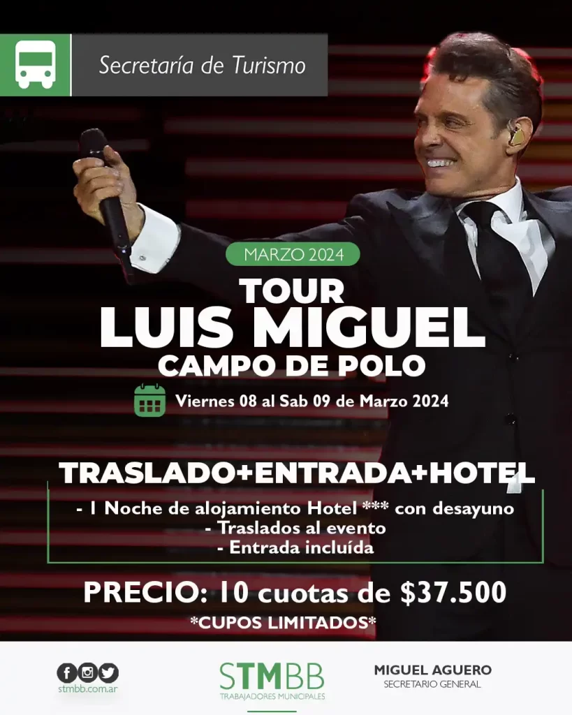 Tour Luis Miguel - STMBB